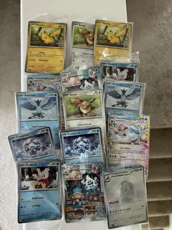 Pokemon 2025 Holiday Promo Card Stamped - Unopened - 15 Promo Sets - Image 1