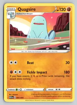 QUAGSIRE 007/015 PROMO MCDONALD'S PROMOS 2024 POKEMON NM - Image 1