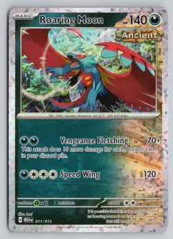 ROARING MOON 011/015 HOLO PROMO MCDONALD'S PROMOS 2024 POKEMON HOLO NM - Image 1