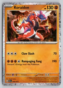 KORAIDON 008/015 HOLO PROMO MCDONALD'S PROMOS 2024 POKEMON HOLO NM - Image 1