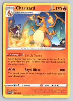 CHARIZARD 001/015 PROMO MCDONALD'S PROMOS 2024 POKEMON NM - Image 1