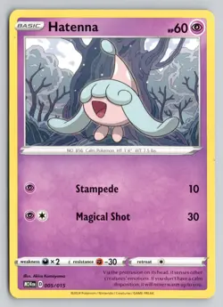 HATENNA 005/015 PROMO MCDONALD'S PROMOS 2024 POKEMON NM - Image 1