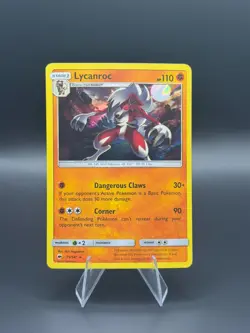 Lycanroc 75/147 Burning Shadows Holo Rare NM Pokemon TCG - Image 1