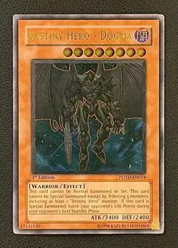 2006 Yu-Gi-Oh! Destiny Hero - Dogma POTD-EN014 1st Edition Ultra Rare LP - Image 1