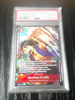 2026 One Piece Op14-013 The Azure Sea Seven Monkey D. Luffy Alt Art PSA 10 #013 - Image 1