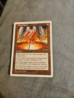 Magic the Gathering Mana Vault 5th Edition Rare Colorless - Image 1