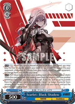 NIKKE Weiss Schwarz Scarlet: Black Shadow NIK/S117-E085S SR Super Rare - Image 1