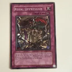 Royal Oppression Unlimited YuGiOh Legacy of Darkness #LOD-091 2003 - Image 1