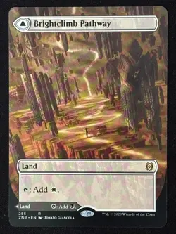 1x MTG Brightclimb Pathway (Borderless) - Zendikar Rising (ZNR) #285 - Magic - Image 1