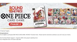 Bandai One Piece Card Game Round1 Phase 2 Promo English 2026 all 10 packs sealed - Image 3