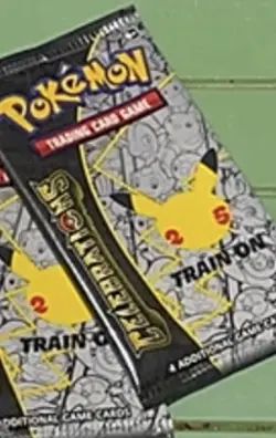 🔥two (2) Pokemon TCG Celebrations 25th Anniversary Booster Packs (4cards each) - Image 1