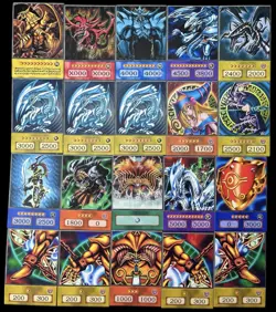 Yugioh Anime Card Set Legendary Exodia Blue Eyes Dark Magician God Cards - Image 2