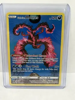 Pokemon TCG Card Galarian Moltres SWSH284 Crown Zenith Black Star Promo - NM - Image 1