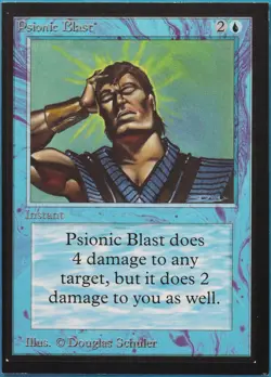 Psionic Blast Collectors' Edition NM Blue Uncommon CARD (521896) ABUGames - Image 1