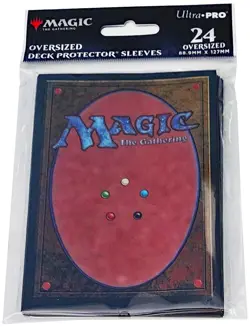 24 Ultra Pro Magic Classic Card Back Oversized Deck Protector Sleeves 38506 mtg - Image 1
