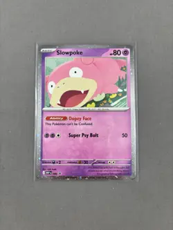 Slowpoke MEP 086 -Pokemon Pitch Black -Mega Evolutions - Promo Cosmos Holo Card - Image 1