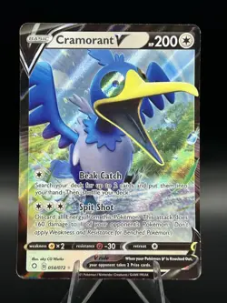 Cramorant V 054/072 Shining Fates Ultra Rare Holo Pokemon TCG Card NM 054/072 - Image 1