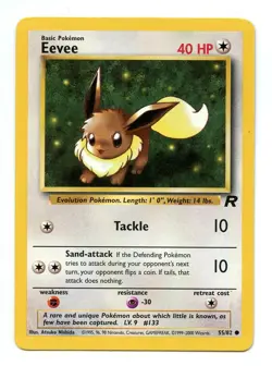 English Pokemon Trading Card | Team Rocket Set Eevee (2) - Image 1