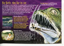 Weird N’ Wild Creatures Monsters of the Mind Card 12 # Leviathan # LC7 - Image 2