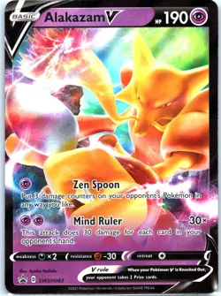 Pokemon Sword & Shield Promo Cards #SWSH083 Alakazam V - Image 1