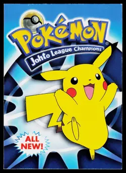 Pokemon Topps Johto League Champions Checklist Pikachu Pokemon Card - Image 1
