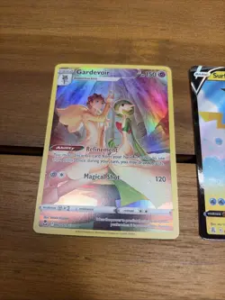 Pokemon TCG Lot 3 Cards Surfing Pikachu V Charizard Gardevoir Holo Rare - Image 2
