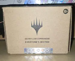 MTG Secret Lair Commander Deck - Everyone's Invited Magic The Gathering SEALED - Image 1