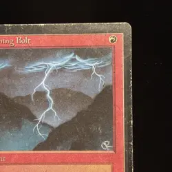 Lightning Bolt - Beta - Magic The Gathering MTG MP- #34 - Image 4