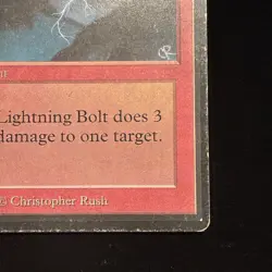Lightning Bolt - Beta - Magic The Gathering MTG MP- #34 - Image 5
