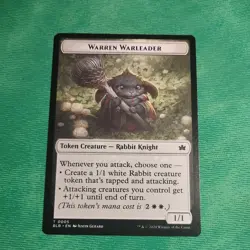 Warren Warleader - NONFOIL - Token - Bloomburrow - Image 1