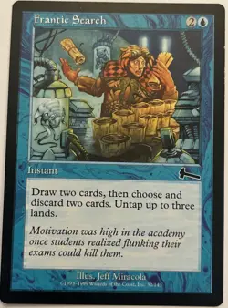 MTG Magic the Gathering Frantic Search (32/143) Urza's Legacy NM - Image 1