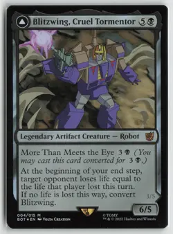 Blitzwing, Cruel Tormentor 4 Universes Beyond: Transformers MTG Foil LP - Image 1