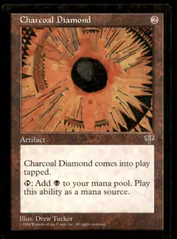 MTG Charcoal Diamond LP Light Play Mirage [5465] - Image 1