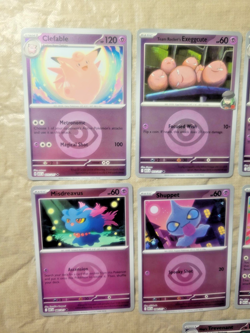 Pokemon 13 Lot Ascended Hero Psychic Symbol Reverse Holo (Exeggutor Spectrie) NM - Image 2