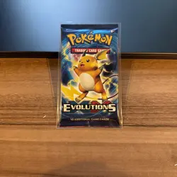 Pokemon XY Evolutions Booster Pack Raichu Art SEALED CLEAN - Image 3