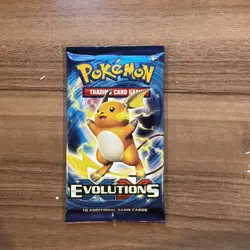 Pokemon XY Evolutions Booster Pack Raichu Art SEALED CLEAN - Image 5