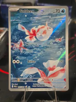 Pokemon TCG: Goldeen (Illustration Rare) - 87/84 - ME: Pitch Black - NM - Image 3