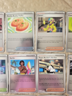 Pokemon 28 Lot Ascended Heroes Reverse Holo Trainers (Canari Surfer Urbain) NM - Image 4