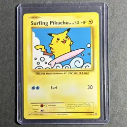 The Pokemon Company Surfing Pikachu Evolutions 111/108 Secret Rare 50 HP - Image 1