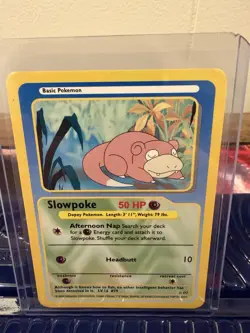 Funskool Pokemon TCG Jungle Slowpoke 67 English 2004 Common Regular 50 HP - Image 1