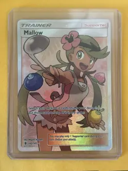Pokemon TCG Mallow (Full Art) 145/145 Guardians Rising - Image 3