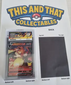 Pokemon Celebrations 25th anniversary Lance's Charizard V SWSH133 ACE 10 - Image 3