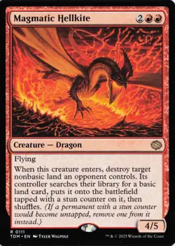 Magmatic Hellkite, #111, TDM, Reg, R - NM - Image 1
