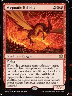 MTG TCG: Magmatic Hellkite 111, Tarkir: Dragonstorm - Image 1