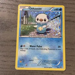 Oshawott 4/12 Confetti Holo - McDonald's Collection 2011 Pokemon TCG Damaged DMG - Image 1