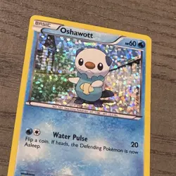 Oshawott 4/12 Confetti Holo - McDonald's Collection 2011 Pokemon TCG Damaged DMG - Image 2