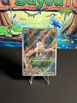 🐈 Meowth 106/094 Phantasmal Flames Illustration Rare 🐈 - Image 1