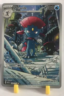 Pokemon Ascended Heroes Weavile 228/217 Illustration Rare - Image 1