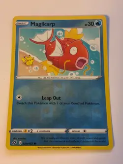 2020 Pokemon, Rebel Clash, #39/192 Magikarp, Reverse Holo Common NM - Image 1