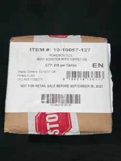 Pokemon TCG ME01 Mega Evolution Enhanced Booster Box Case Factory Sealed - Image 1